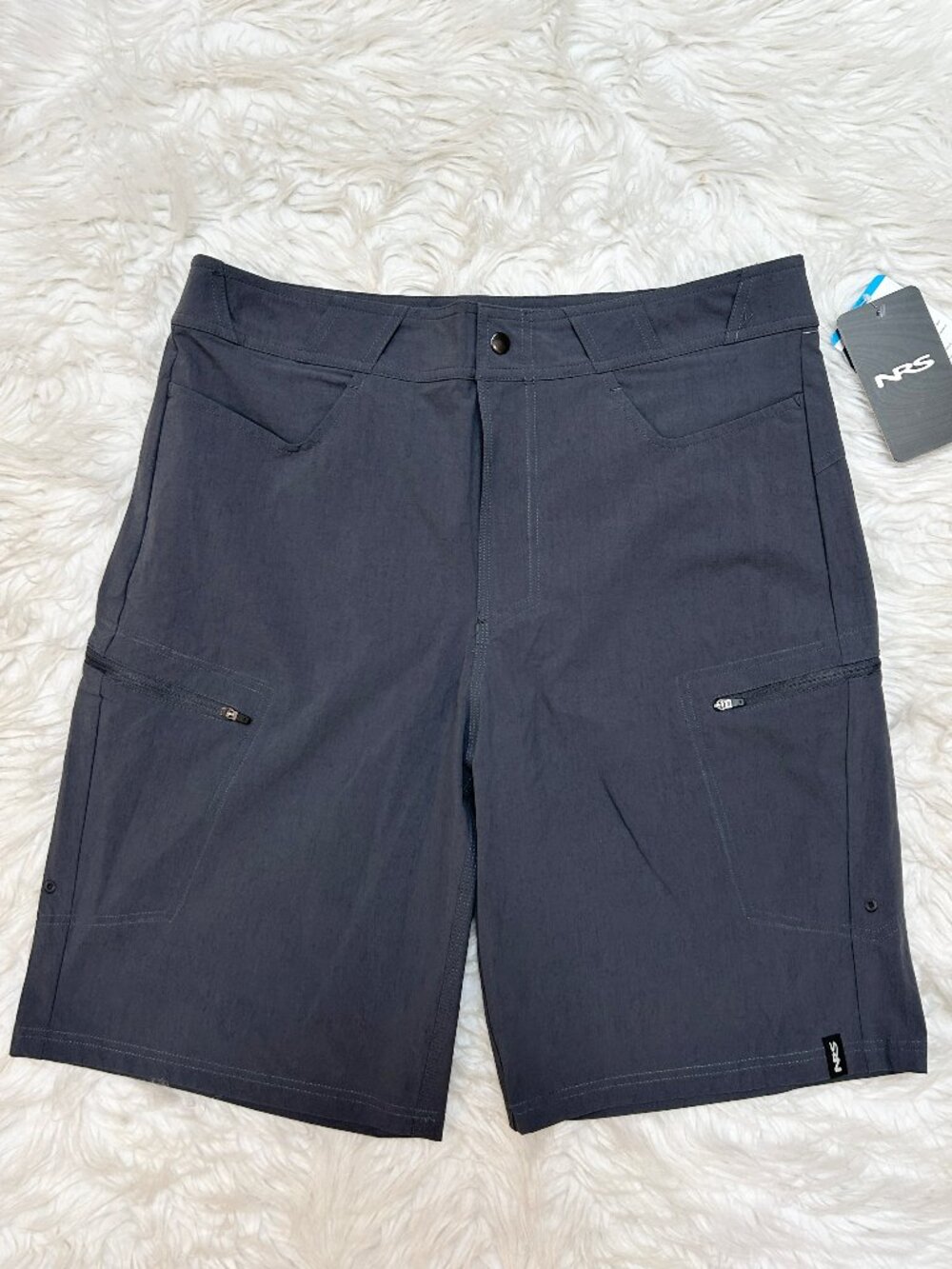 NWT! NRS Lolo 10" Inseam Shorts in Gunmetal 34"